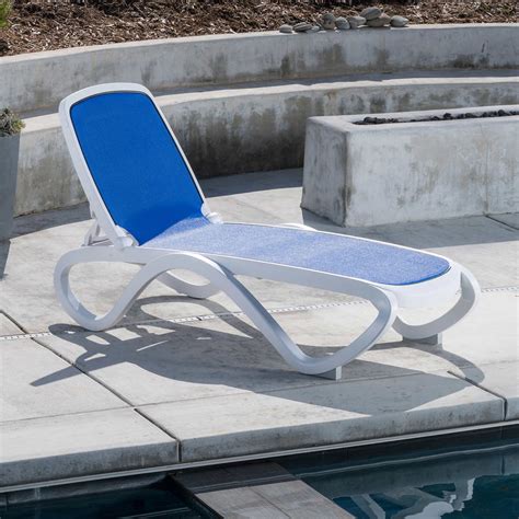 nardi omega blue|Nardi Omega Commercial Chaise Lounge Chair, 4 .